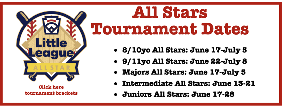 All Star Tournament Brackets