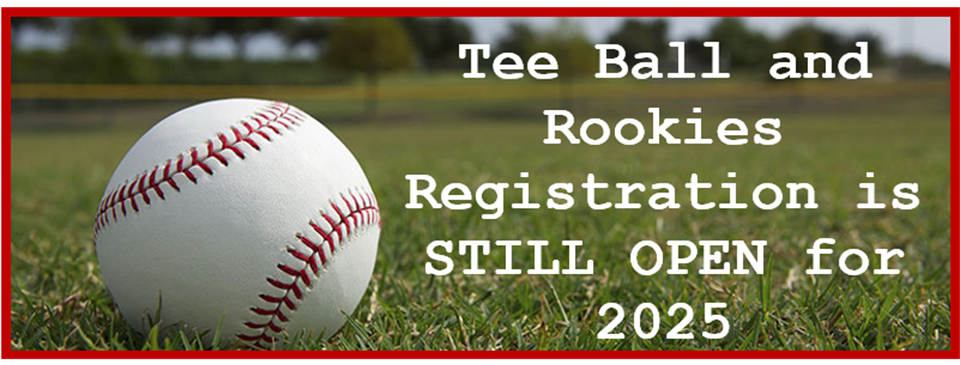 Tee Ball and Rookies Registration